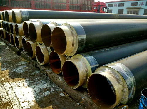 國標(biāo)聚氨酯黑夾克保溫鋼